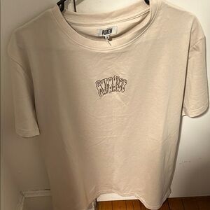 Ruxen Beige Graphic T-Shirt